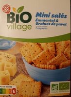 Mini salé emmental pavot bio