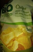 Chips aux olives et aux herbes