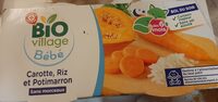Bol carotte potimarron riz bio 6mois