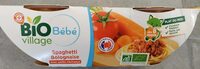 Spaghetti bolognaise bio 8 mois