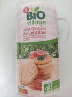 Mini galettes de lentilles