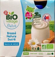 Brassé nature sucré