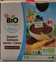 Dessert Semoule saveur Cacao