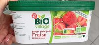 Sorbet plein fruit fraise