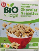 Céréales fourrées chocolat noisettes
