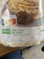 Galettes de maïs soufflé