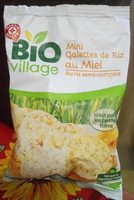 Mini galettes de riz au miel