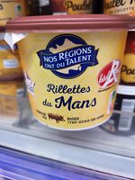 Véritables rillettes du Mans pur porc