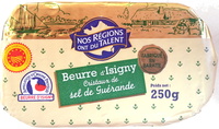 Beurre d'Isigny - Cristaux de sel de Guérande