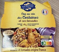 Coq au vin des Corbières et ses torsades