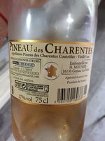 Pineau blanc Charentes 17% vol Nos Régions Ont Du Talent