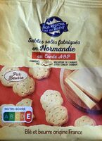 Sablés salés fabriqués en Normandie au Comté AOP