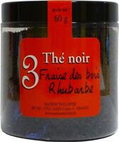 Thé Noir, Fraise Des Bois, Rhubarbe 60G