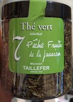 7 - Thé Vert Saveur Pêche, Fruits de la Passion