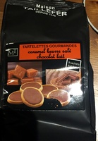 Tartelettes gourmandes caramel beurre salé chocolat au lait