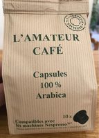Capsule café amateur 10 sachets de