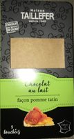 Chocolat au lait façon pomme tatin