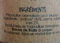 Infusion Rooibos saveur miel
