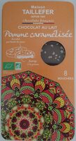 Chocolat au lait bio pomme caramélisée