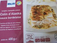 Colin d'Alaska sauce bordelaise