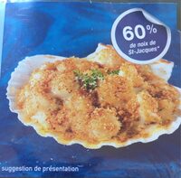 Coquilles Saint-Jacques royales à la bretonne surgelées