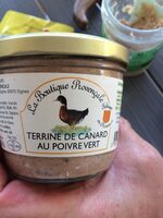 Terrine canard au poivre vert