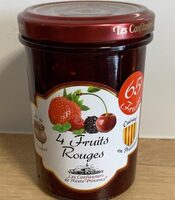 Confiture 4 fruits rouges