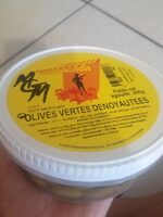 Olives vertes denoyautees