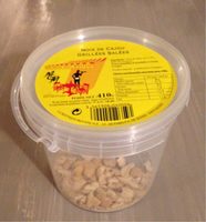 Noix de Cajou Grillées Sallées