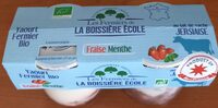 Yaourt Fermier Bio Fraise 🍓 Menthe