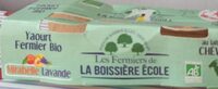 Yaourt chèvre mirabelle lavande
