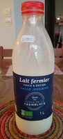 Lait fermier frais et entier