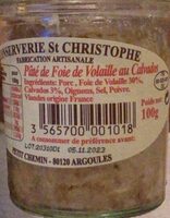 Paté de foie de volaille au calvados
