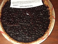 Tarte myrtilles 6 parts