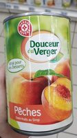 Pêches demi-fruits au sirop