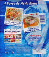 4 pavés de Merlu blanc