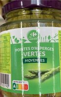 Pointes asperges vertes