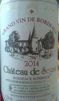 Château de Seguin 2014