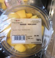 Mangue morceaux, barquette, 200g