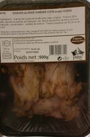 Émincé de dinde marinés cuits