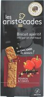 Biscuit Poivron & 5 Baies Sans Gluten