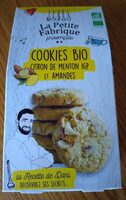 Cookies bio, citron de Menton IGP et amandes