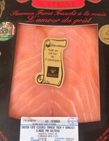 Saumon fumé tranché à la main