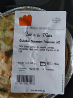 Quiche Saumon poireaux O'TERRA