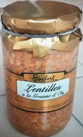 Lentilles à la graisse d'oie