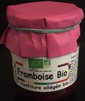 Confiture allégée bio framboise