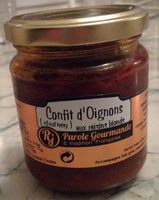 Confit d'oignons aux raisins blonds