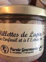 Rillettes de lapin au cerfeuil et à l estragon