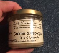 Creme d’asperges à la ciboulette