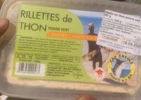 Rillettes de thon poivre vert